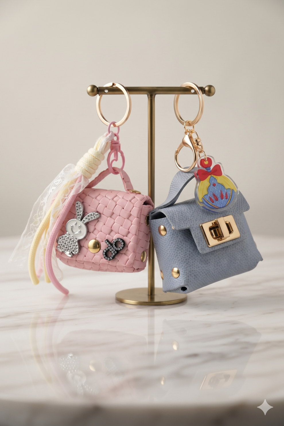 Cute Mini Handbag Keychain Set – Korean Stop