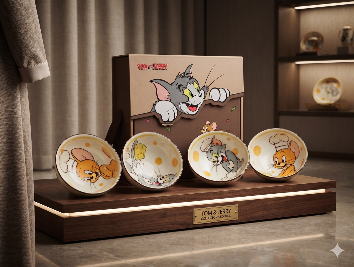 Ceramic bowls set of 4